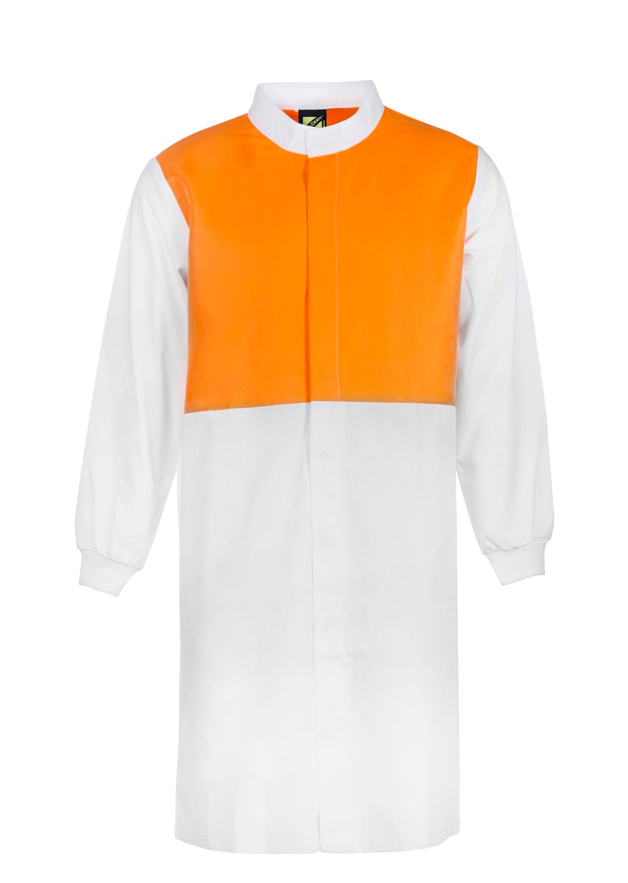 Workcraft Dustcoat Mandarin Collar Hivis  (WJ3194)