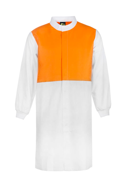 Workcraft Dustcoat Mandarin Collar Hivis  (WJ3194)