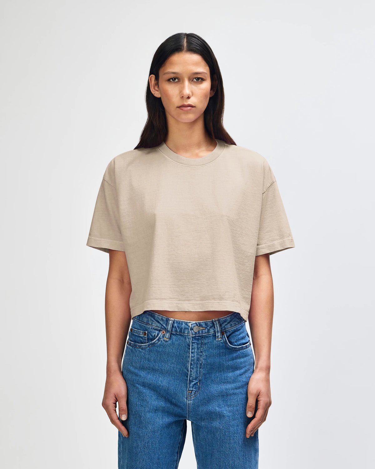 American Apparel Crop Boxy T-Shirt (1302GD)