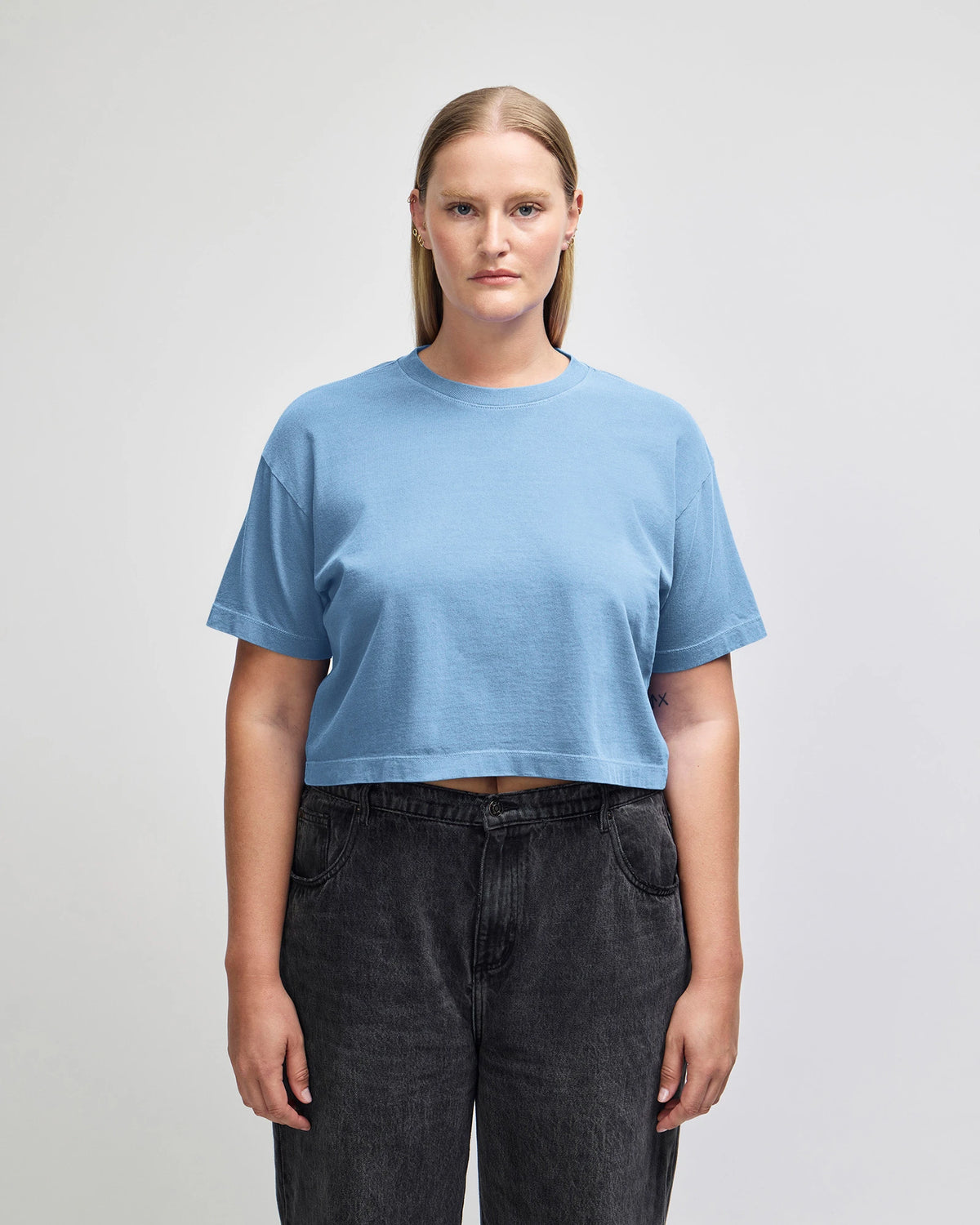 American Apparel Crop Boxy T-Shirt (1302GD)