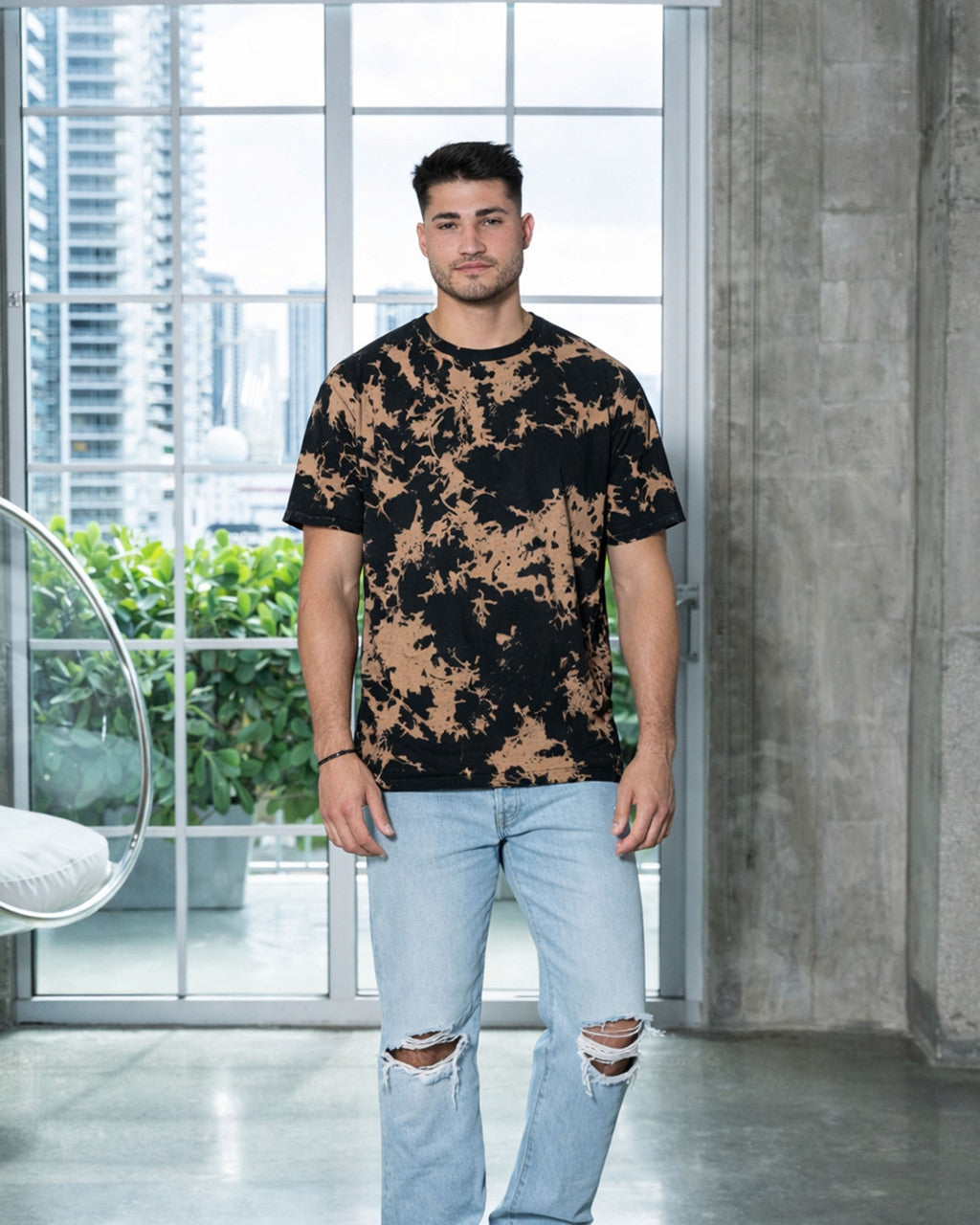 Colortone Bleach Out Dyed T-Shirt (1385)
