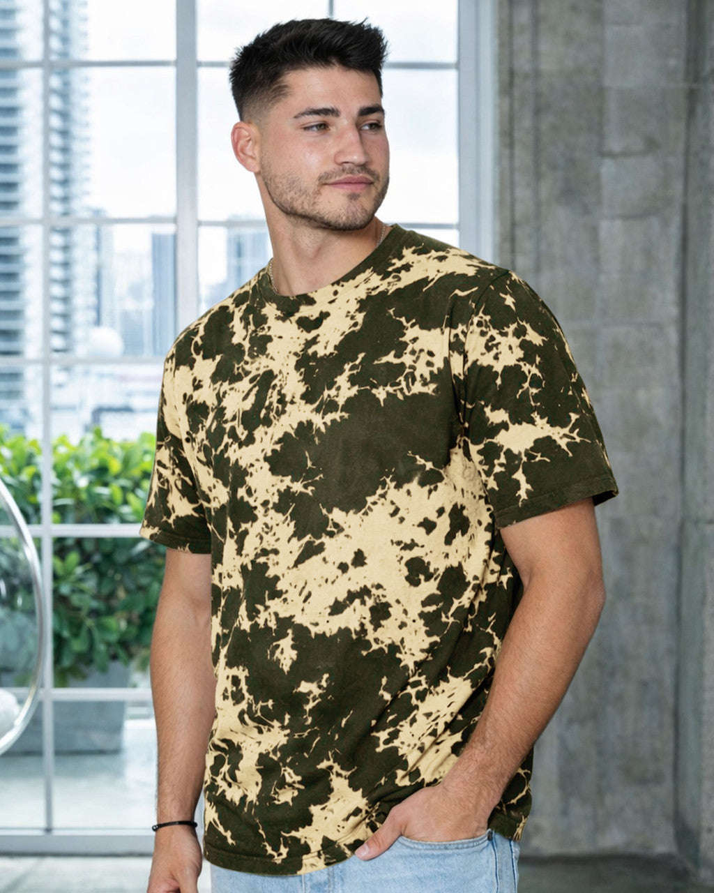 Colortone Bleach Out Dyed T-Shirt (1385)