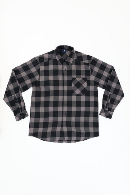 Baxsy Base Flannel Long Sleeve Shirt-(901)