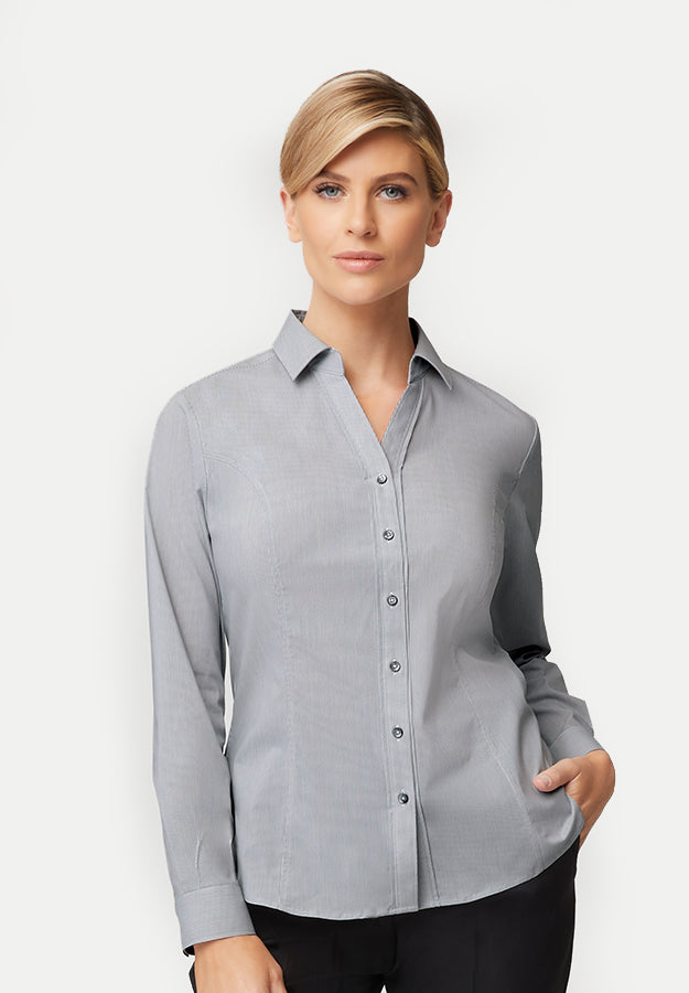 City Collection Long sleeve City Stretch Pinfeather (2264)