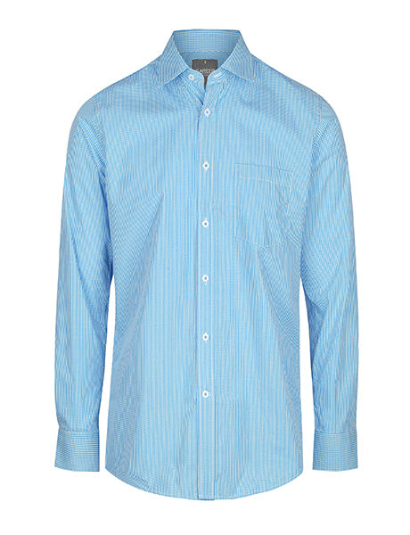Gloweave Men's Gingham Long Sleeve Shirt (1637L) 2nd Color