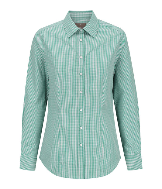 Gloweave Ladies Gingham Long Sleeve Shirt (1637WL)