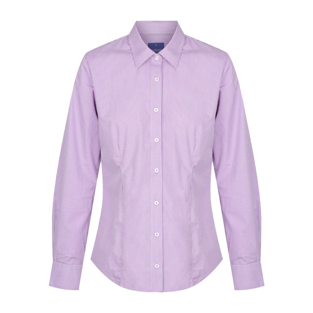 Gloweave Ladies Gingham Long Sleeve Shirt (1637WL)