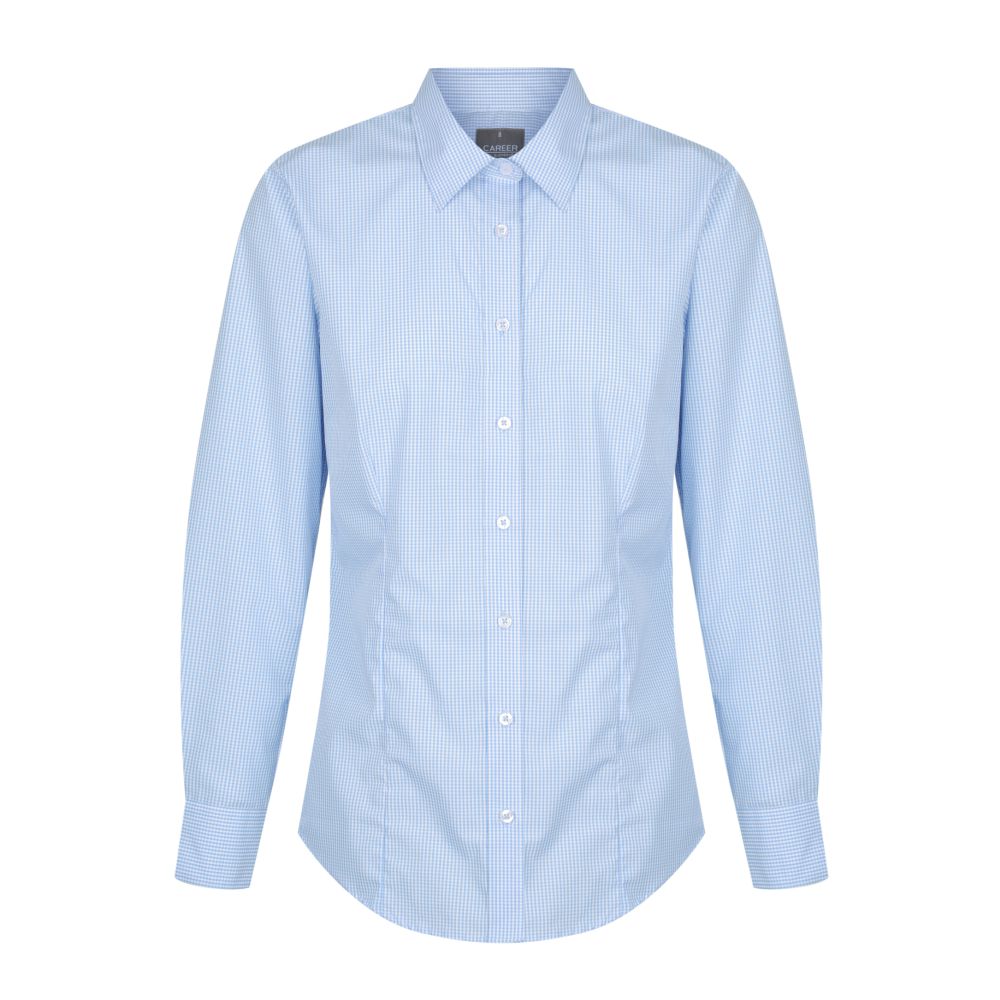 Gloweave Ladies Gingham Long Sleeve Shirt (1637WL)