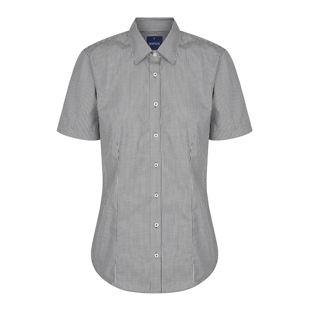 Gloweave Ladies Gingham Short Sleeve Shirt (1637WS)