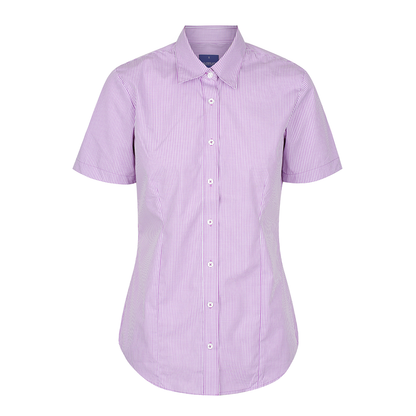 Gloweave Ladies Gingham Short Sleeve Shirt (1637WS)