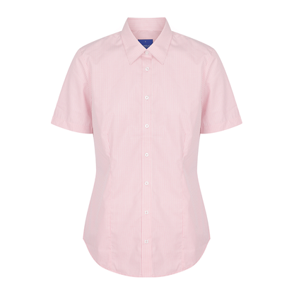 Gloweave Ladies Gingham Short Sleeve Shirt (1637WS)