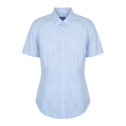 Gloweave Ladies Gingham Short Sleeve Shirt (1637WS)