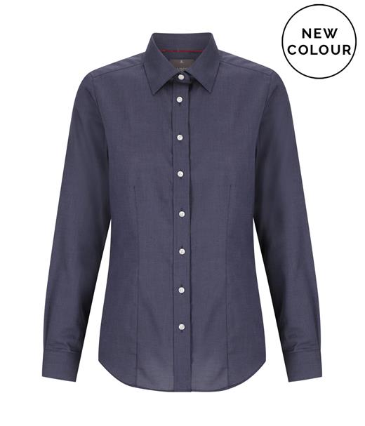 Gloweave Women's Balmoral Royal Oxford Long Sleeve Shirt (1701WL)