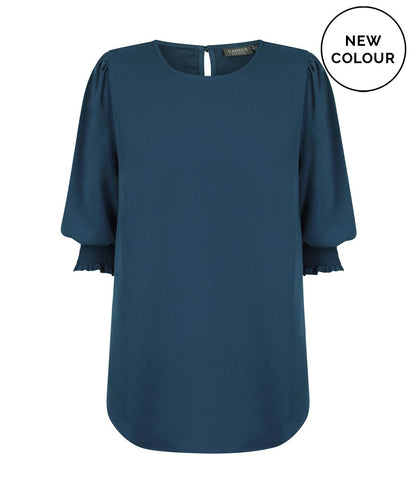 Gloweave 3/4 Sleeve Shirred Cuff Top (1799WZ) 2nd Color