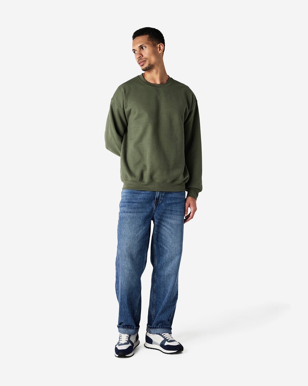 Gildan  Adult 270GSM  Crewneck Sweatshirt-(18000)