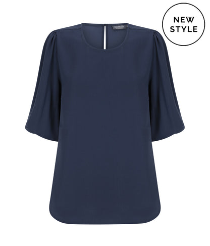 Gloweave Poppy Puff Sleeve Top (1807WS)