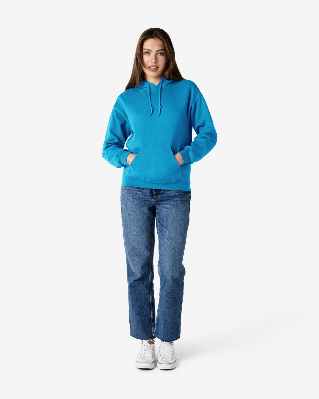 Gildan  Adult Hooded Sweatshirt-(18500)