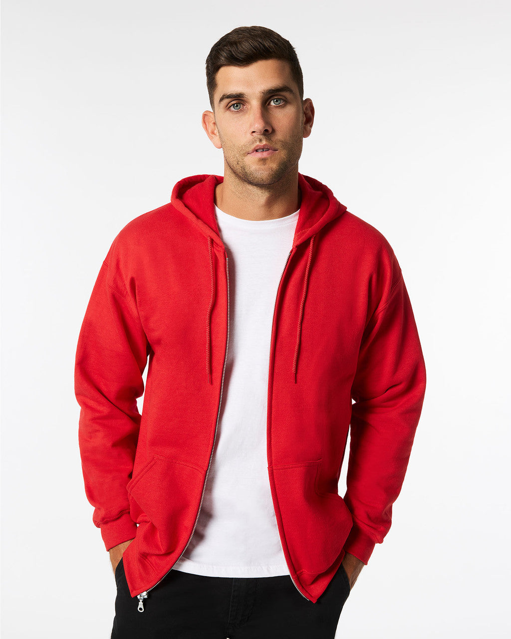 Gildan Adult Zip Hooded Sweatshirt 18600 Uniform Wholesalers