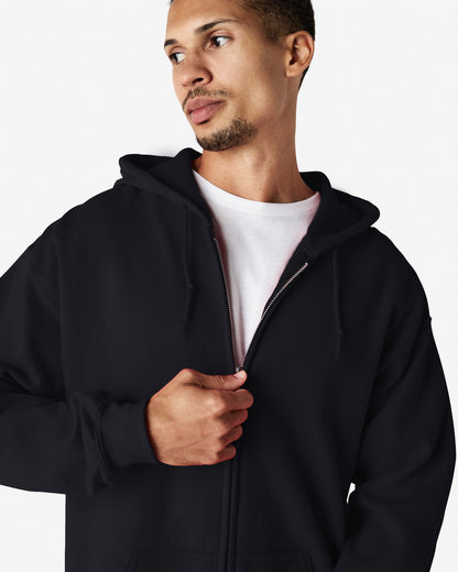 Gildan  Adult  Zip Hooded Sweatshirt-(18600)