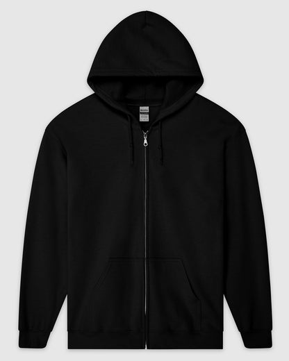 Gildan  Adult Zip Hooded Sweatshirt-(18600)
