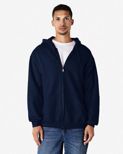 Gildan  Adult  Zip Hooded Sweatshirt-(18600)