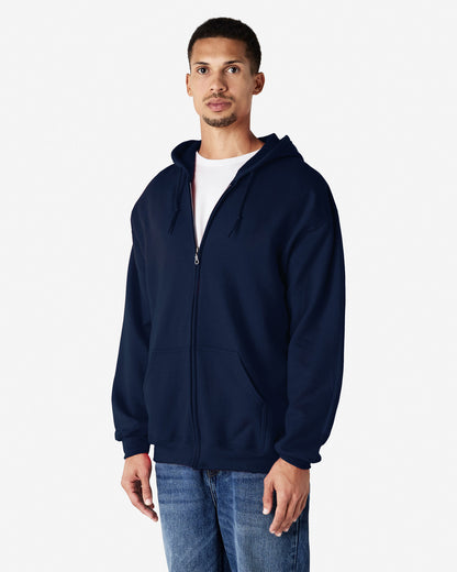 Gildan  Adult  Zip Hooded Sweatshirt-(18600)