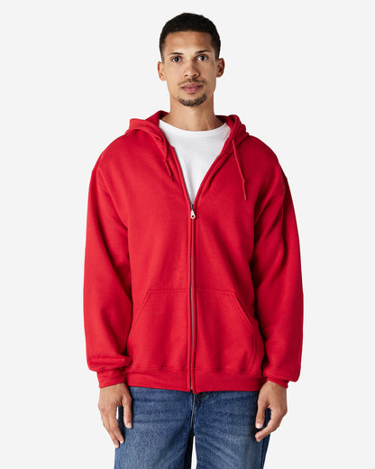 Gildan  Adult  Zip Hooded Sweatshirt-(18600)
