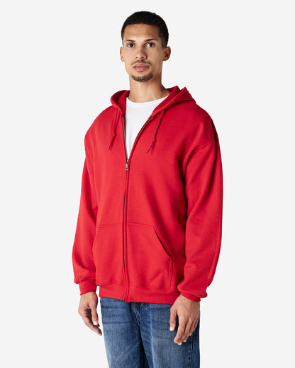 Gildan  Adult  Zip Hooded Sweatshirt-(18600)