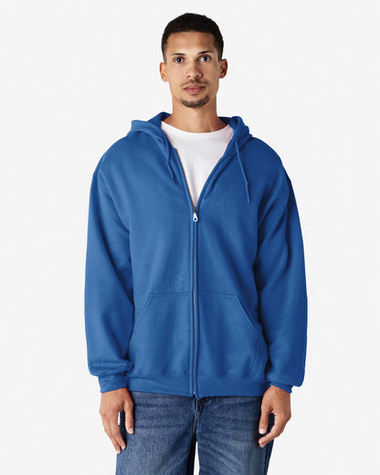 Gildan  Adult  Zip Hooded Sweatshirt-(18600)