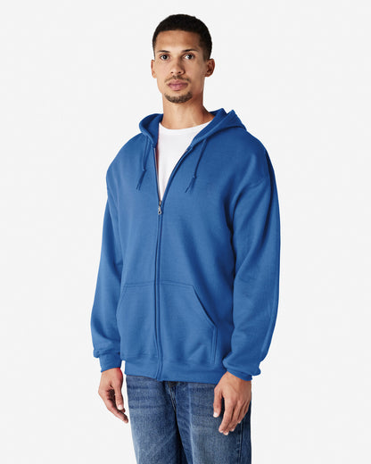 Gildan  Adult  Zip Hooded Sweatshirt-(18600)
