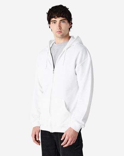 Gildan  Adult  Zip Hooded Sweatshirt-(18600)