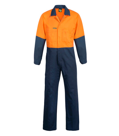 Workcraft Hi Vis Poly/cotton Coveralls  (WC3059)