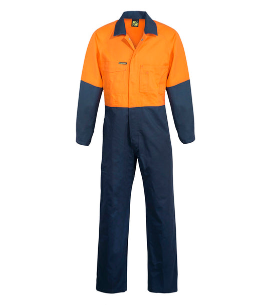 Workcraft Hi Vis Poly/cot Coveralls Long (WC3059L)