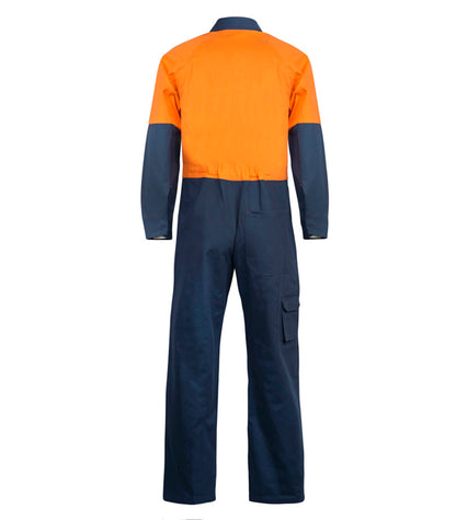 Workcraft Hi Vis Poly/cot Coveralls Long (WC3059L)