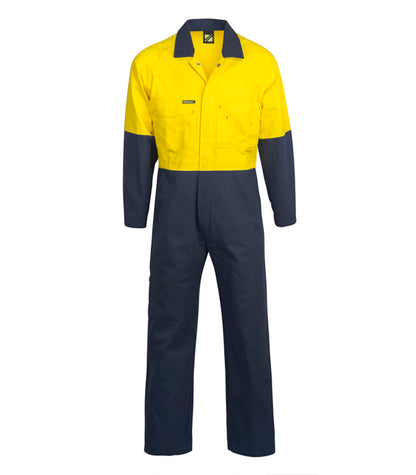 Workcraft Hi Vis Poly/cot Coveralls Long (WC3059L)