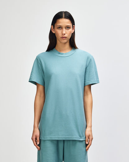 American Apparel Pique Unisex Mockneck T-shirt (1PQ)