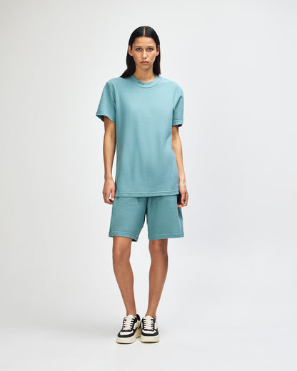 American Apparel Pique Unisex Mockneck T-shirt (1PQ)