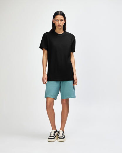 American Apparel Pique Unisex Mockneck T-shirt (1PQ)