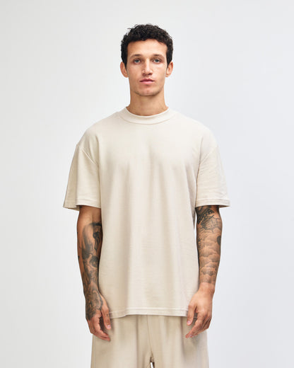 American Apparel Pique Unisex Mockneck T-shirt (1PQ)