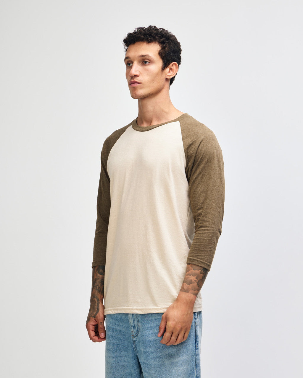 American Apparel Adult CVC Raglan T-shirt (2003CVC)