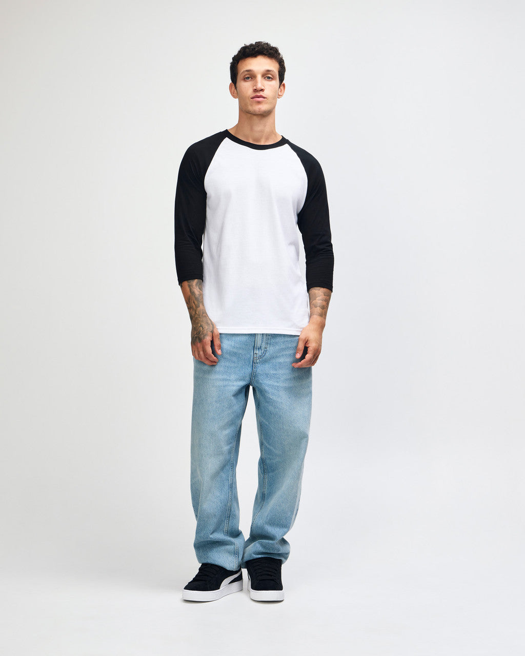 American Apparel Adult CVC Raglan T-shirt (2003CVC)