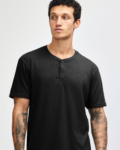 American Apparel Adult CVC Henley T-shirt (2004CVC)