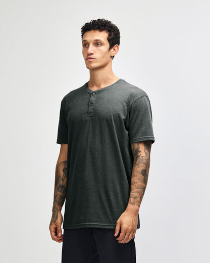 American Apparel Adult CVC Henley T-shirt (2004CVC)