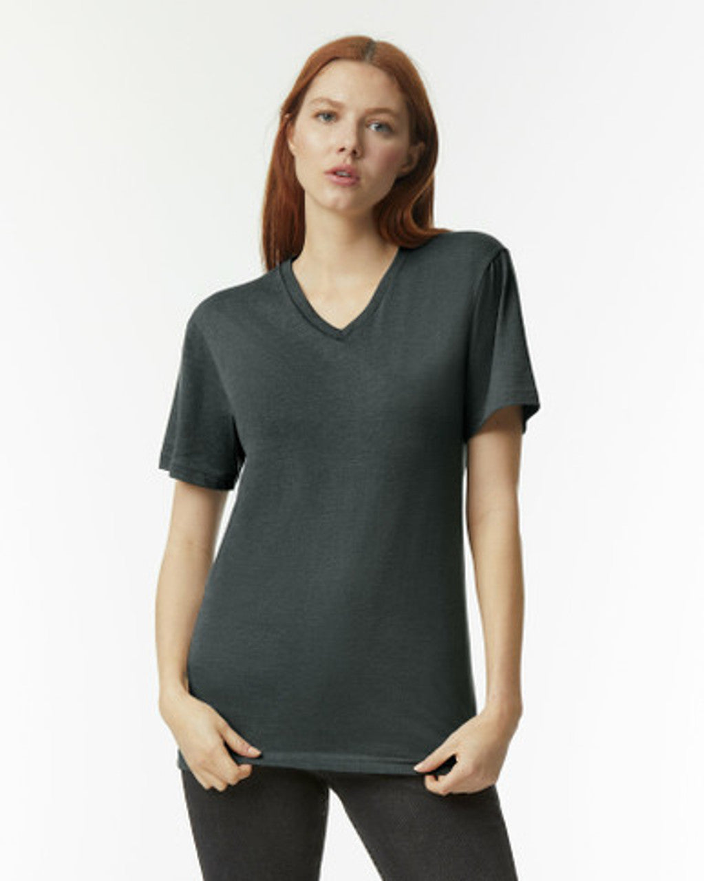 American Apparel CVC Unisex V-Neck T-Shirt (2006CVC)