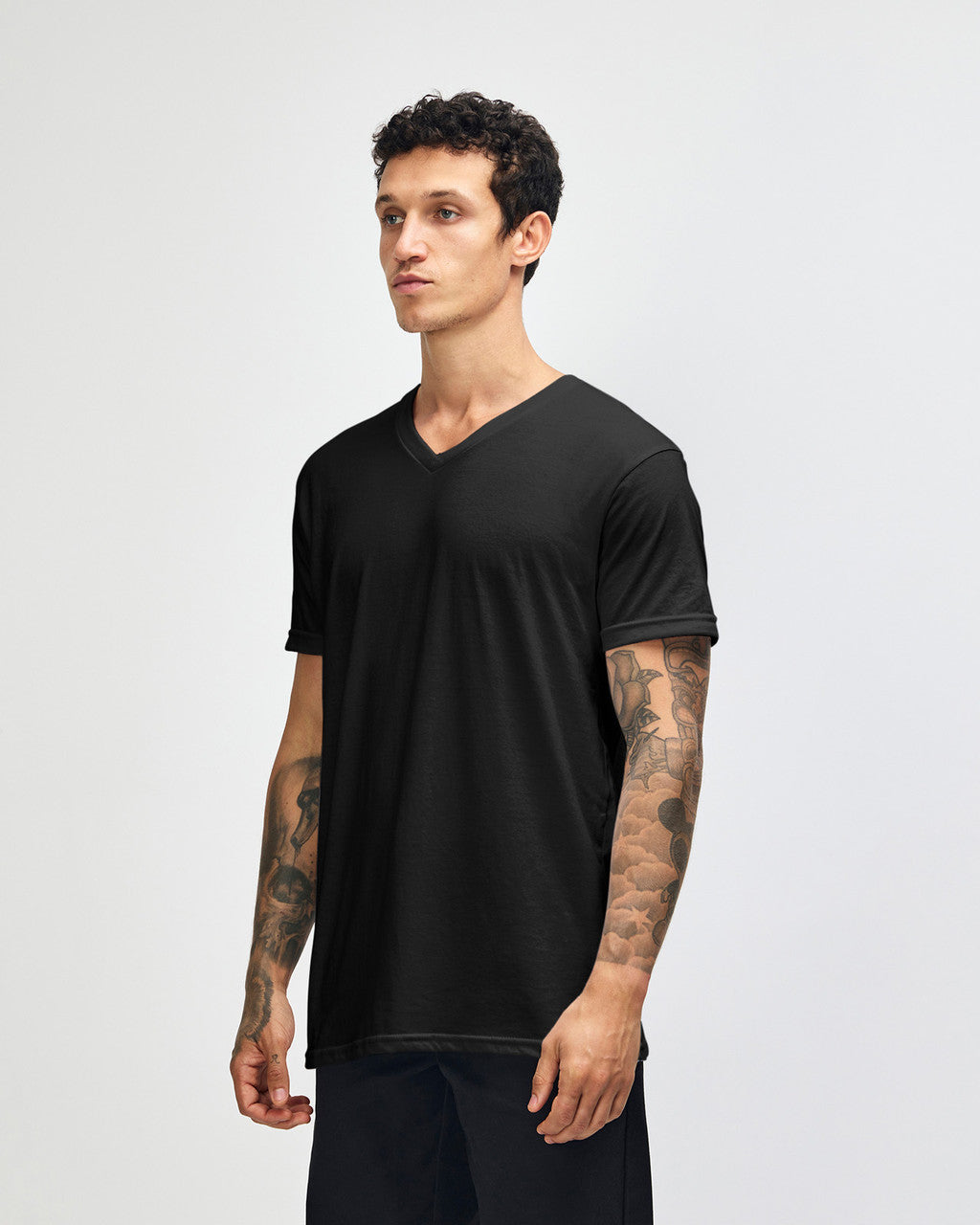 American Apparel CVC Unisex V-Neck T-Shirt (2006CVC)