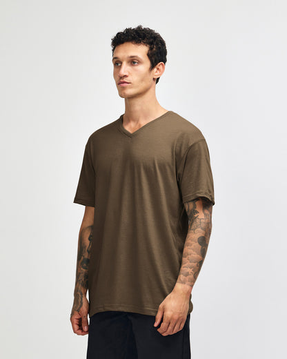 American Apparel CVC Unisex V-Neck T-Shirt (2006CVC)