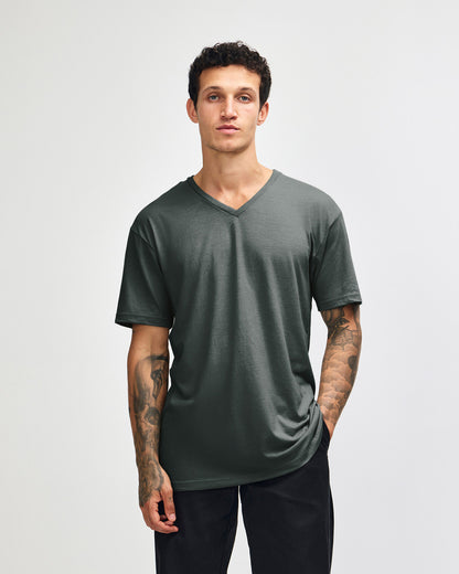 American Apparel CVC Unisex V-Neck T-Shirt (2006CVC)