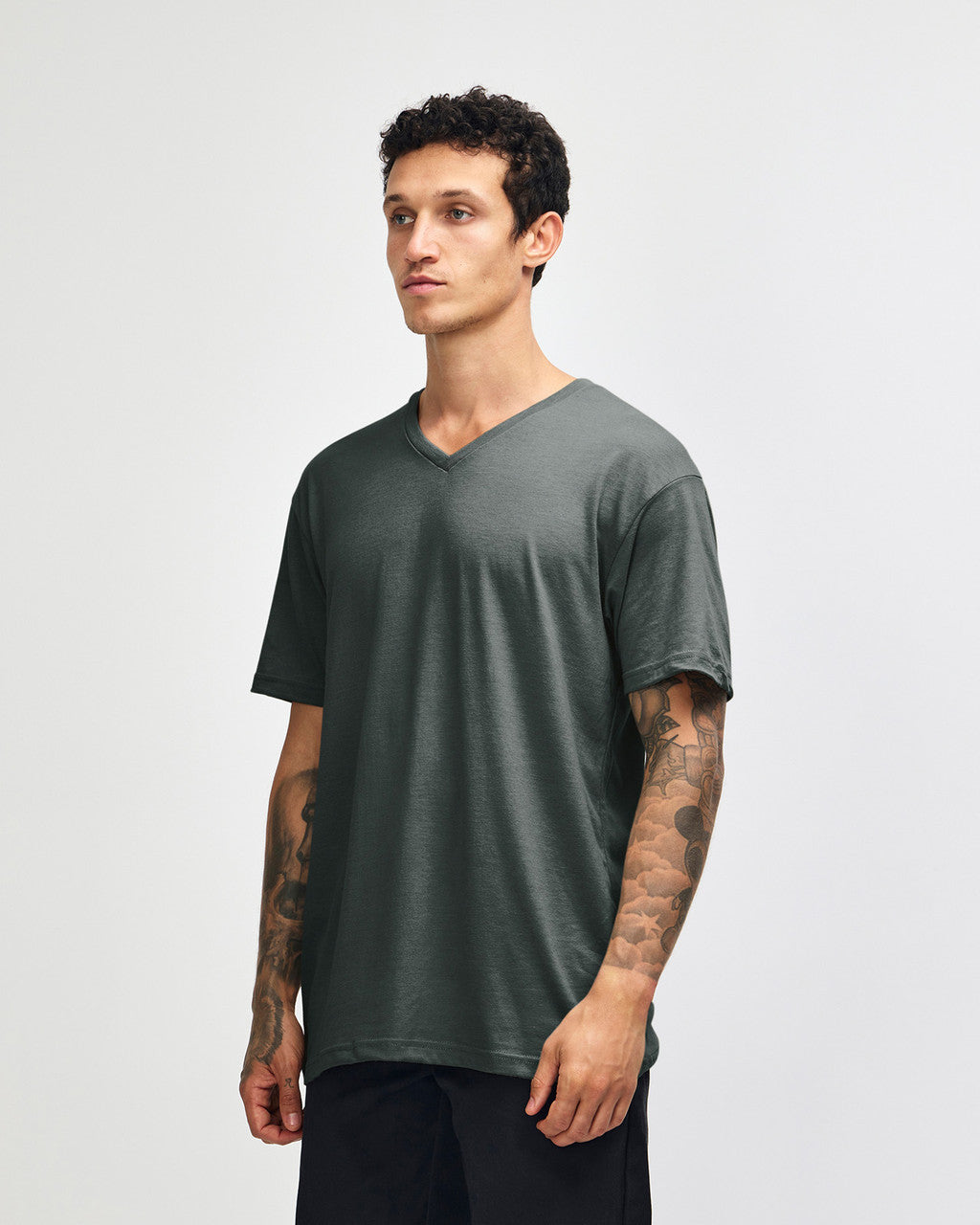 American Apparel CVC Unisex V-Neck T-Shirt (2006CVC)