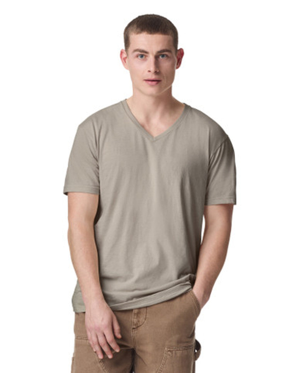 American Apparel CVC Unisex V-Neck T-Shirt (2006CVC)