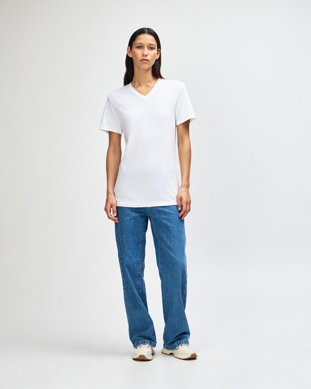 American Apparel CVC Unisex V-Neck T-Shirt (2006CVC)